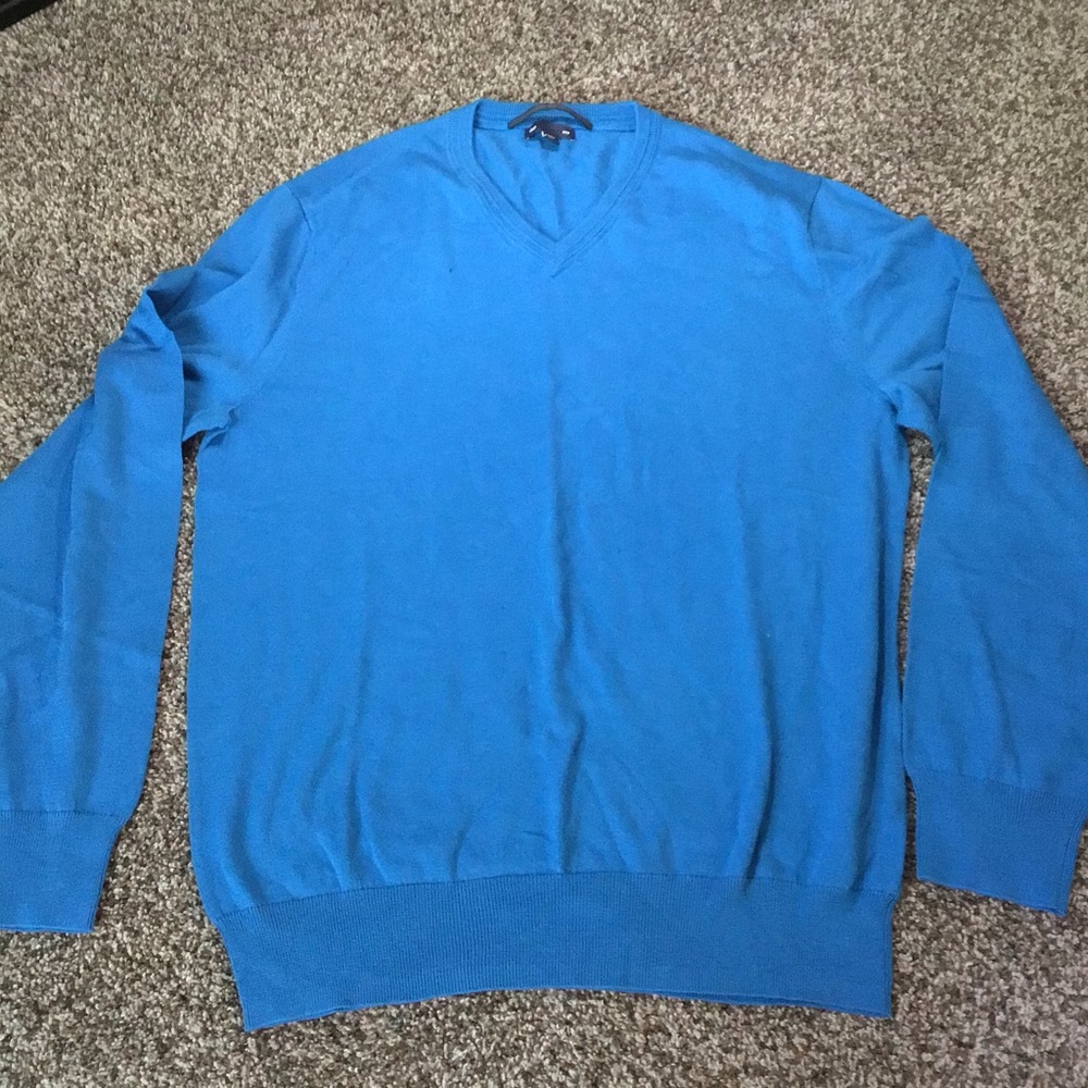 Gap Aqua Blue V-neck Sweater (L)